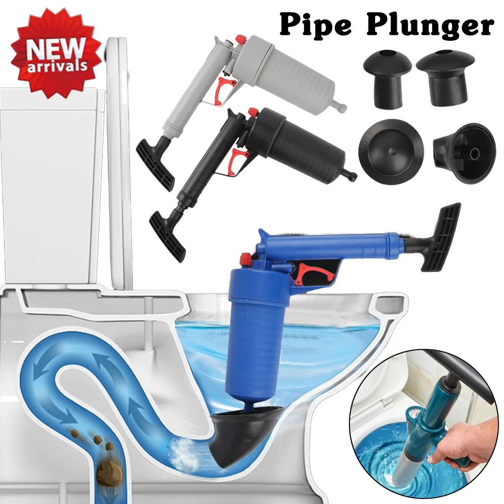 Plunger Toilet - Air Power Drain Blaster Gun High-pressure