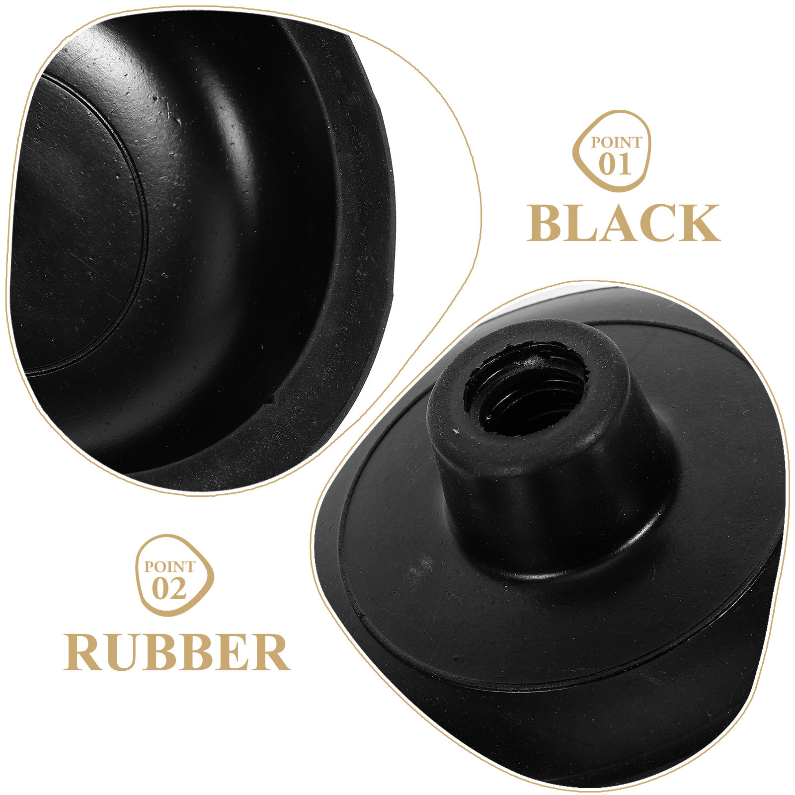2Pcs Replaceable Rubber Plunge - Plunger Toilet review and price
